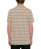 VOLCOM Volcom Entertainment Hockey Dad T-Shirt Light Khaki Men's Short Sleeve T-Shirts Volcom 