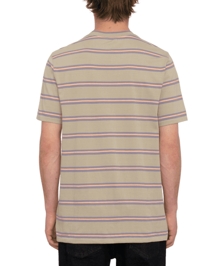 VOLCOM Volcom Entertainment Hockey Dad T-Shirt Light Khaki Men's Short Sleeve T-Shirts Volcom 