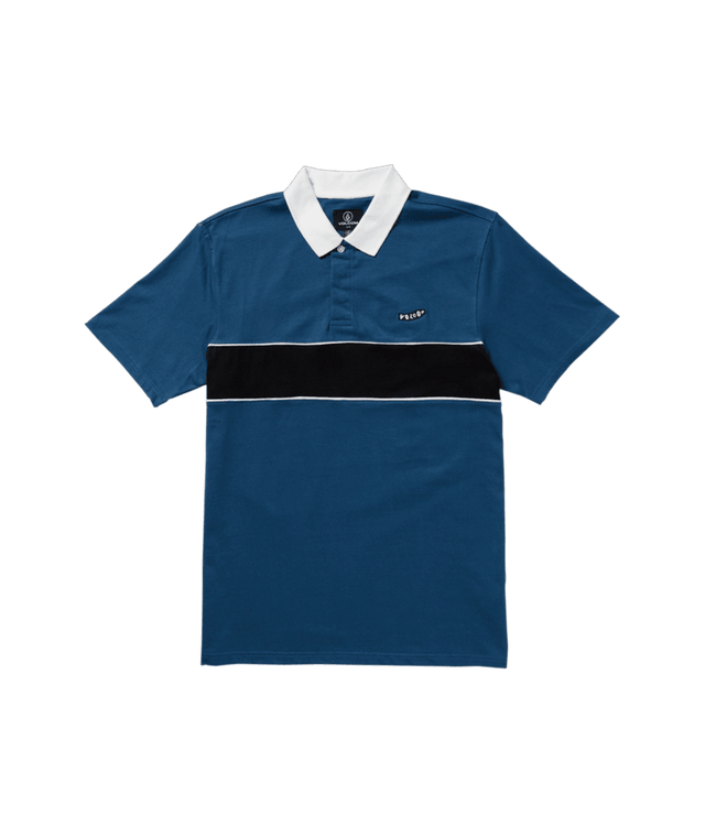 VOLCOM Gemstone Polo T-Shirt Deep Blue Men's Polos Volcom 