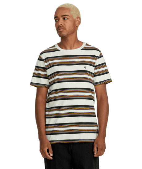 VOLCOM Parotic Crew T-Shirt Off White Men's Short Sleeve T-Shirts Volcom 