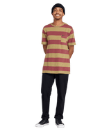 VOLCOM Bolders Crew T-Shirt Dark Khaki Men's Short Sleeve T-Shirts Volcom 