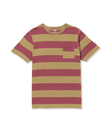 VOLCOM Bolders Crew T-Shirt Dark Khaki Men's Short Sleeve T-Shirts Volcom 