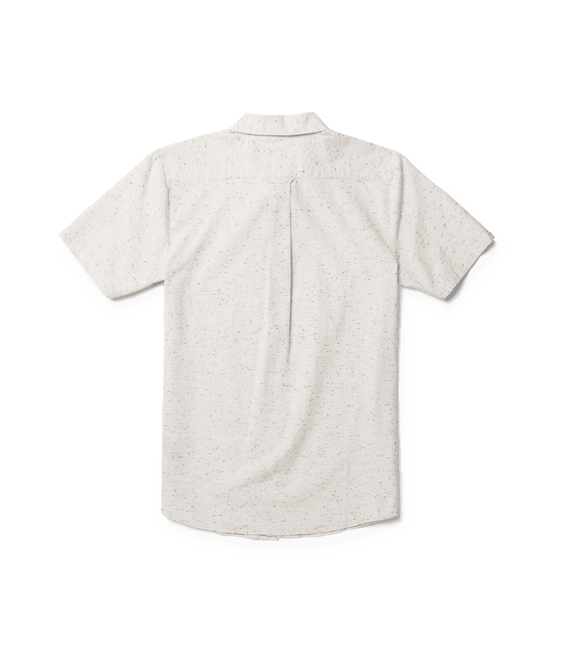 VOLCOM Date Knight Short Sleeve Button Up Off White Men's Short Sleeve Button Up Shirts Volcom 
