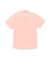 VOLCOM Everett Oxford Short Sleeve Button Up Salmon Men's Short Sleeve Button Up Shirts Volcom 