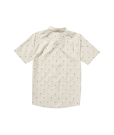 VOLCOM Bankstone Short Sleeve Button Up Dirty White Men's Long Sleeve Button Up Shirts Volcom 