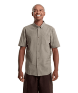 VOLCOM Brewster Short Sleeve Button Up Dirty White Men's Short Sleeve Button Up Shirts Volcom 