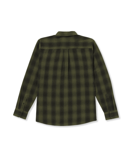 VOLCOM Shadowstone Flannel Wintermoss Men's Long Sleeve Button Up Shirts Volcom 