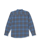 VOLCOM Caden Plaid Long Sleeve Button Up Blueberry Men's Long Sleeve Button Up Shirts Volcom 