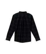 VOLCOM Date Knight Long Sleeve Button Up Black Men's Long Sleeve Button Up Shirts Volcom 