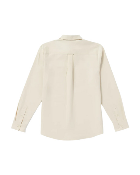 VOLCOM Veeco Oxford Long Sleeve Button Up Dirty White Men's Long Sleeve Button Up Shirts Volcom 