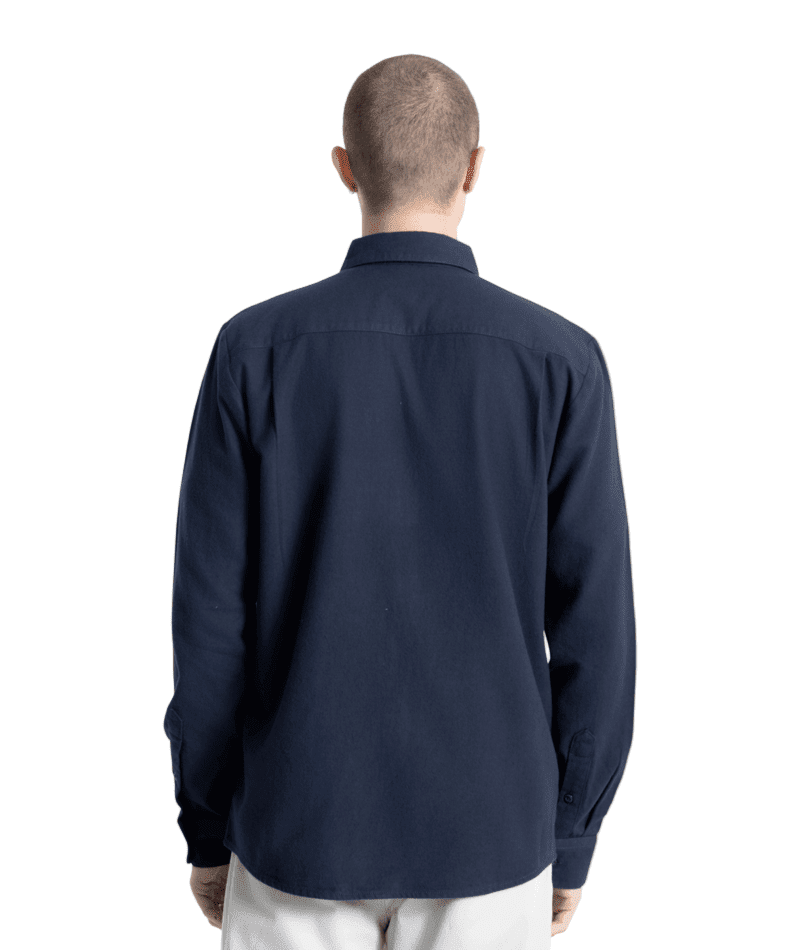 VOLCOM Caden Long Sleeve Button Up Navy Men's Long Sleeve Button Up Shirts Volcom 