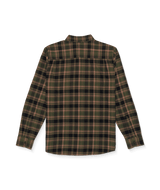 VOLCOM Caden Plaid Long Sleeve Shirt Squadron Green Men's Long Sleeve Button Up Shirts Volcom 