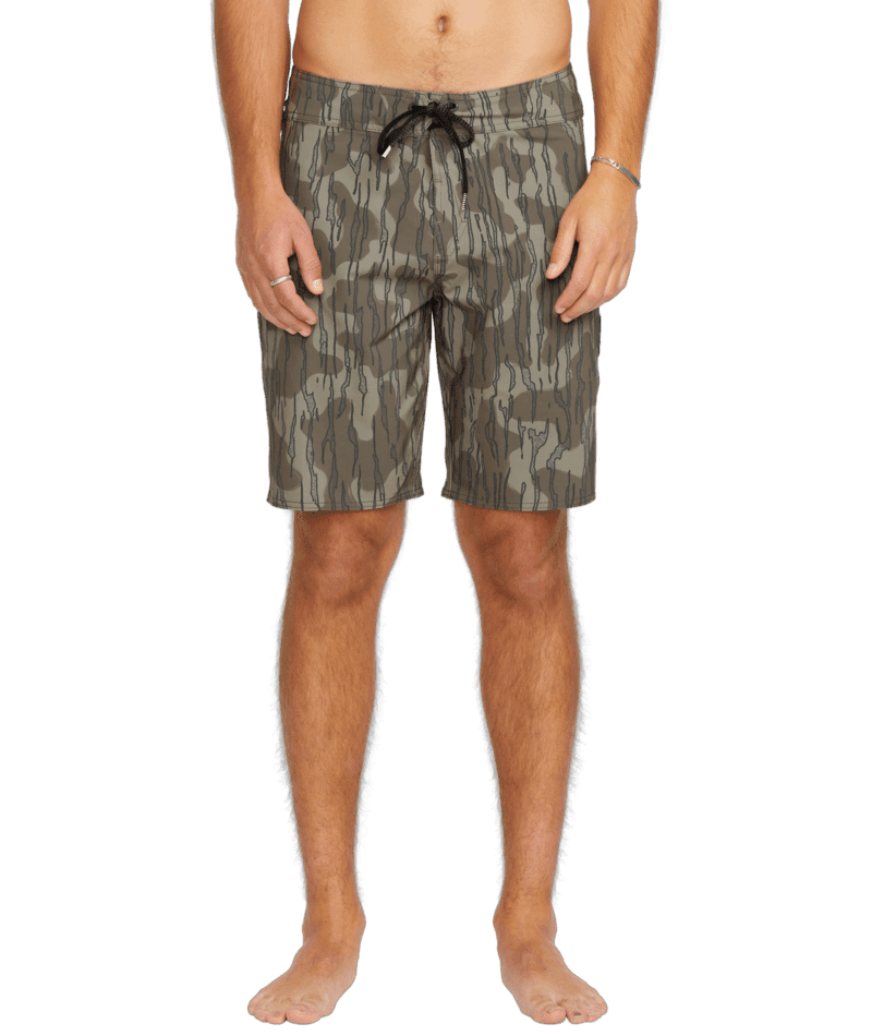 VOLCOM Lido Solid Mod 20" Boardshort Brindle Men's Boardshorts Volcom 