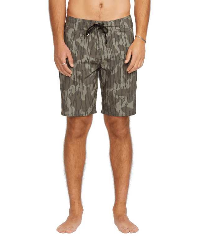 VOLCOM Lido Solid Mod 20" Boardshort Brindle Men's Boardshorts Volcom 
