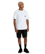 VOLCOM Workwear Caliper II Relaxed Work Short Black Men's Walkshorts Volcom 