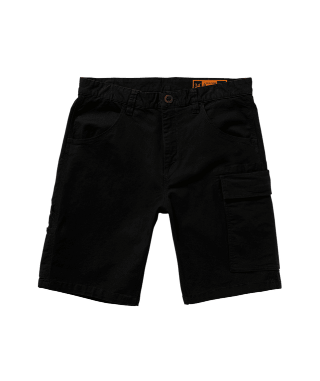 VOLCOM Workwear Caliper II Relaxed Work Short Black Men's Walkshorts Volcom 