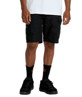 VOLCOM Workwear Caliper II Relaxed Work Short Black Men's Walkshorts Volcom 