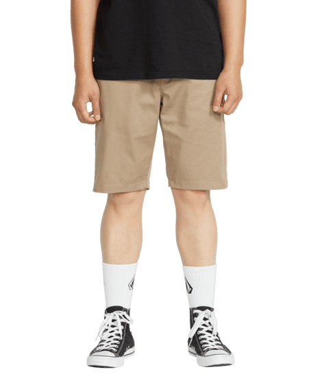 VOLCOM Fricking Modern Stretch Shorts Khaki Men's Walkshorts Volcom 