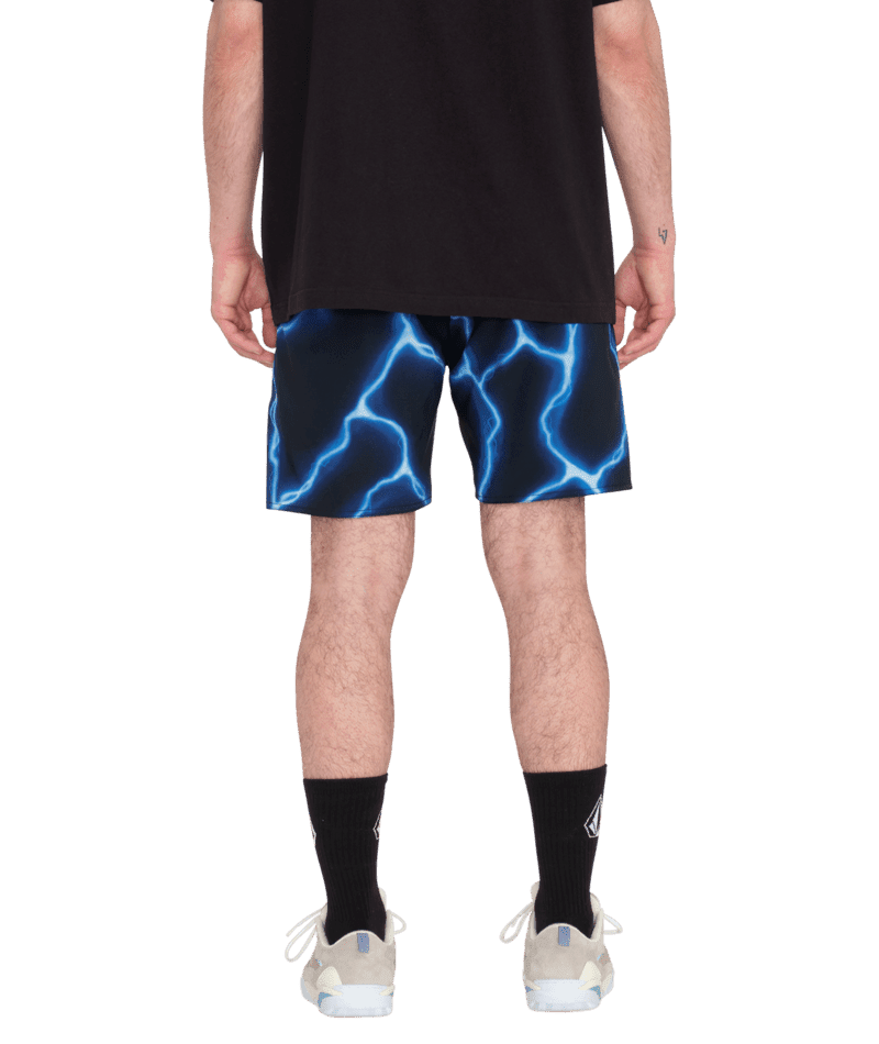 VOLCOM Featured Artist Travis Spinks Ascender Short Black Men's Walkshorts Volcom 