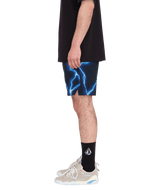 VOLCOM Featured Artist Travis Spinks Ascender Short Black Men's Walkshorts Volcom 