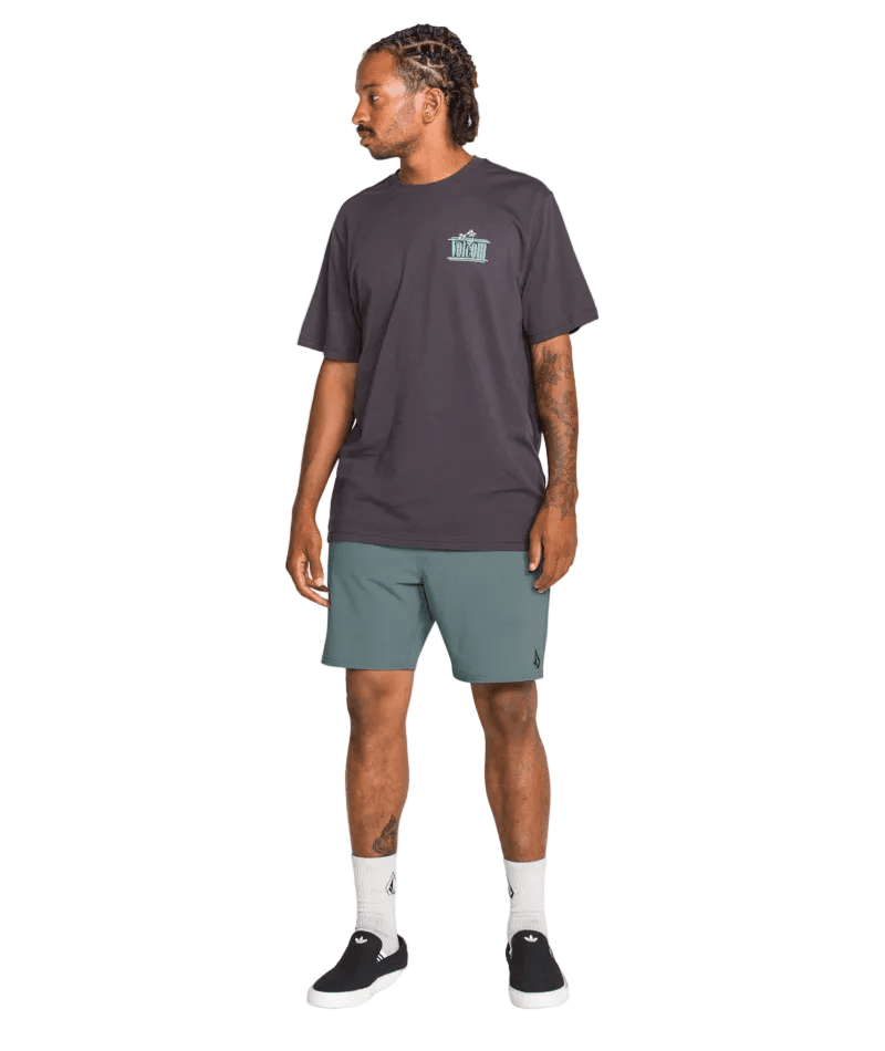 VOLCOM Nomoly Elastic Waist Shorts Tradewinds Men's Walkshorts Volcom 