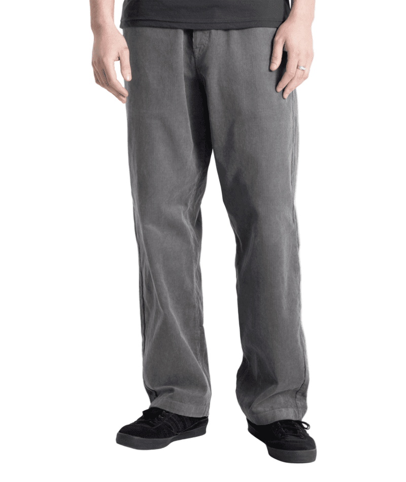 VOLCOM Frickin Loose Tapered Corduroy Pants Pewter Men's Pants Volcom 
