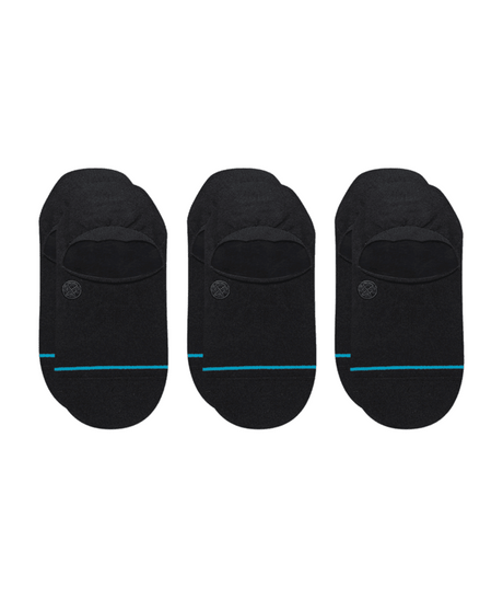 STANCE Icon No Show Socks 3 Pack Black Men's Socks Stance 