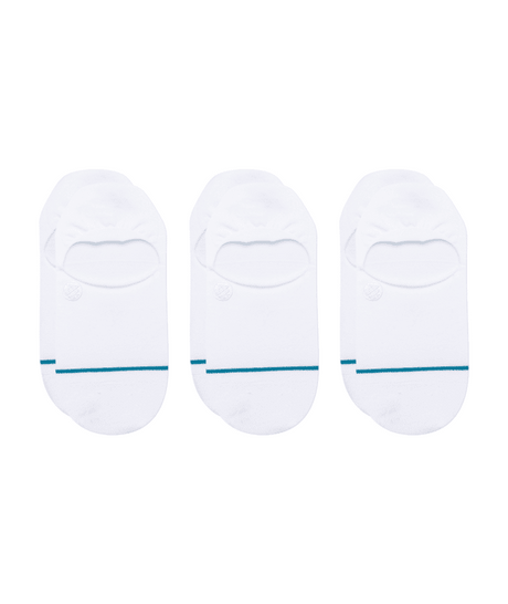 STANCE Icon No Show Socks 3 Pack White Men's Socks Stance 