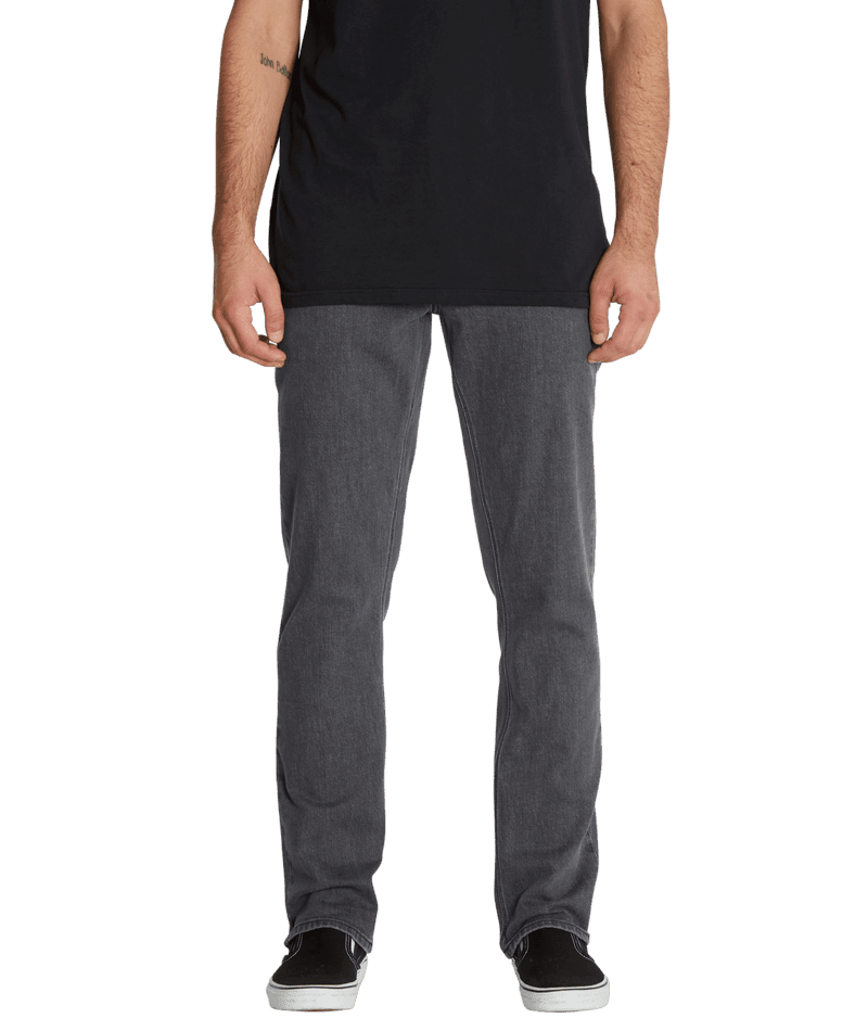 VOLCOM Vorta Slim Fit Jean Easy Enzyme Grey Men's Denim Volcom 