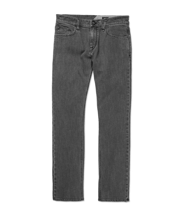VOLCOM Vorta Slim Fit Jean Easy Enzyme Grey Men's Denim Volcom 