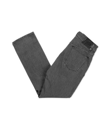 VOLCOM Vorta Slim Fit Jean Easy Enzyme Grey Men's Denim Volcom 