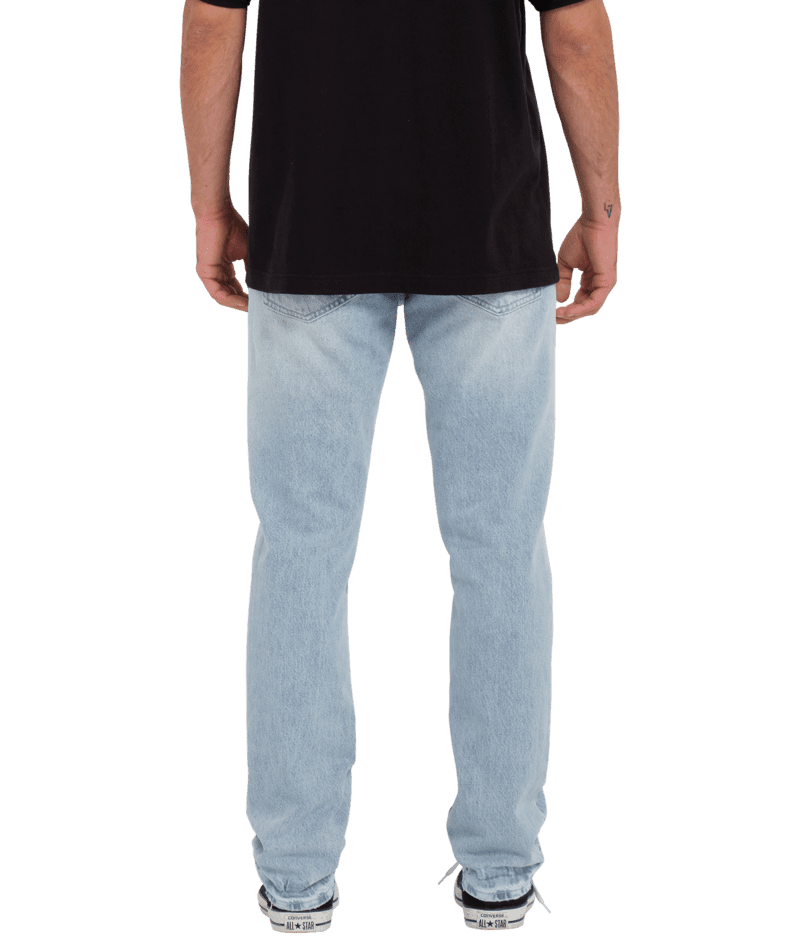 VOLCOM Vorta Slim Fit Denim Sandy Indigo Men's Denim Volcom 