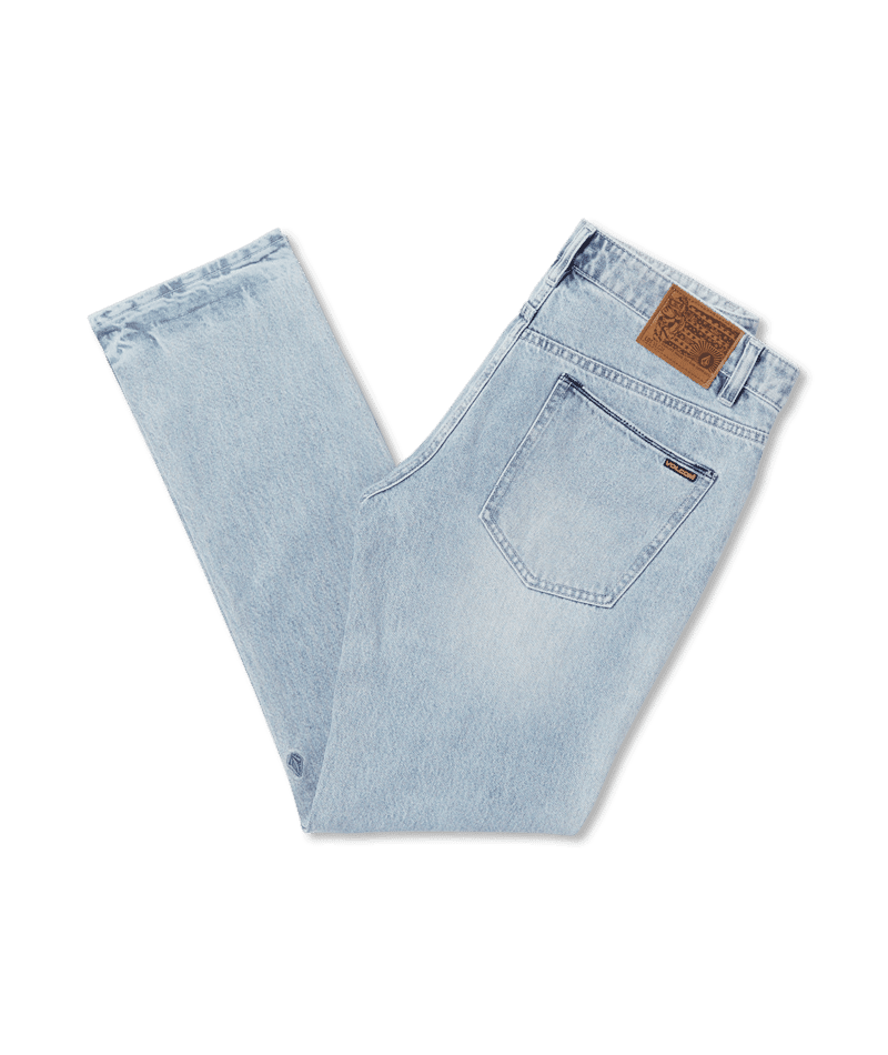 VOLCOM Vorta Slim Fit Denim Sandy Indigo Men's Denim Volcom 