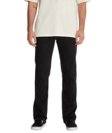 VOLCOM Solver Modern Fit Jeans Black Out Men's Denim Volcom 
