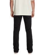 VOLCOM Solver Modern Fit Jeans Black Out Men's Denim Volcom 