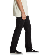 VOLCOM Solver Modern Fit Jeans Black Out Men's Denim Volcom 