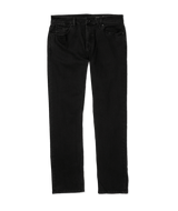 VOLCOM Solver Modern Fit Jeans Black Out Men's Denim Volcom 