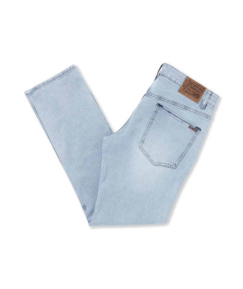 VOLCOM Solver Denim Pant Desert Dirt Indigo Men's Denim Volcom 