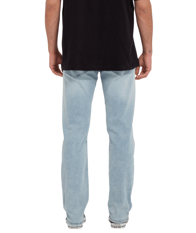 VOLCOM Solver Denim Pants Powder Blue Men's Denim Volcom 