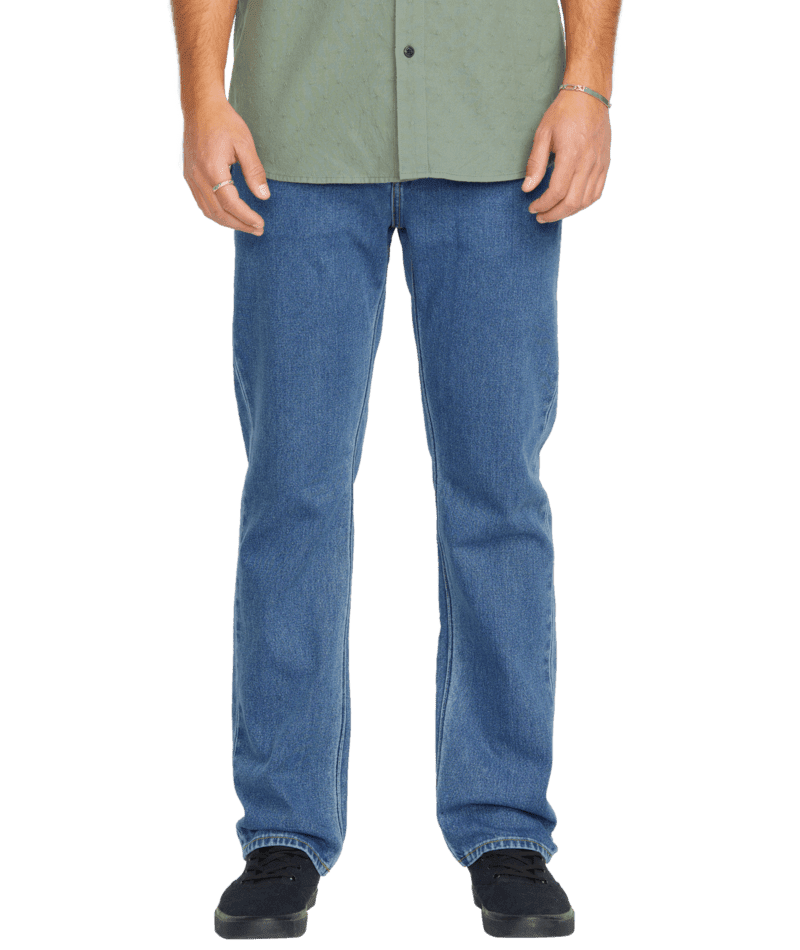VOLCOM Solver Modern Fit Denim Standard Issue Blue Men's Denim Volcom 