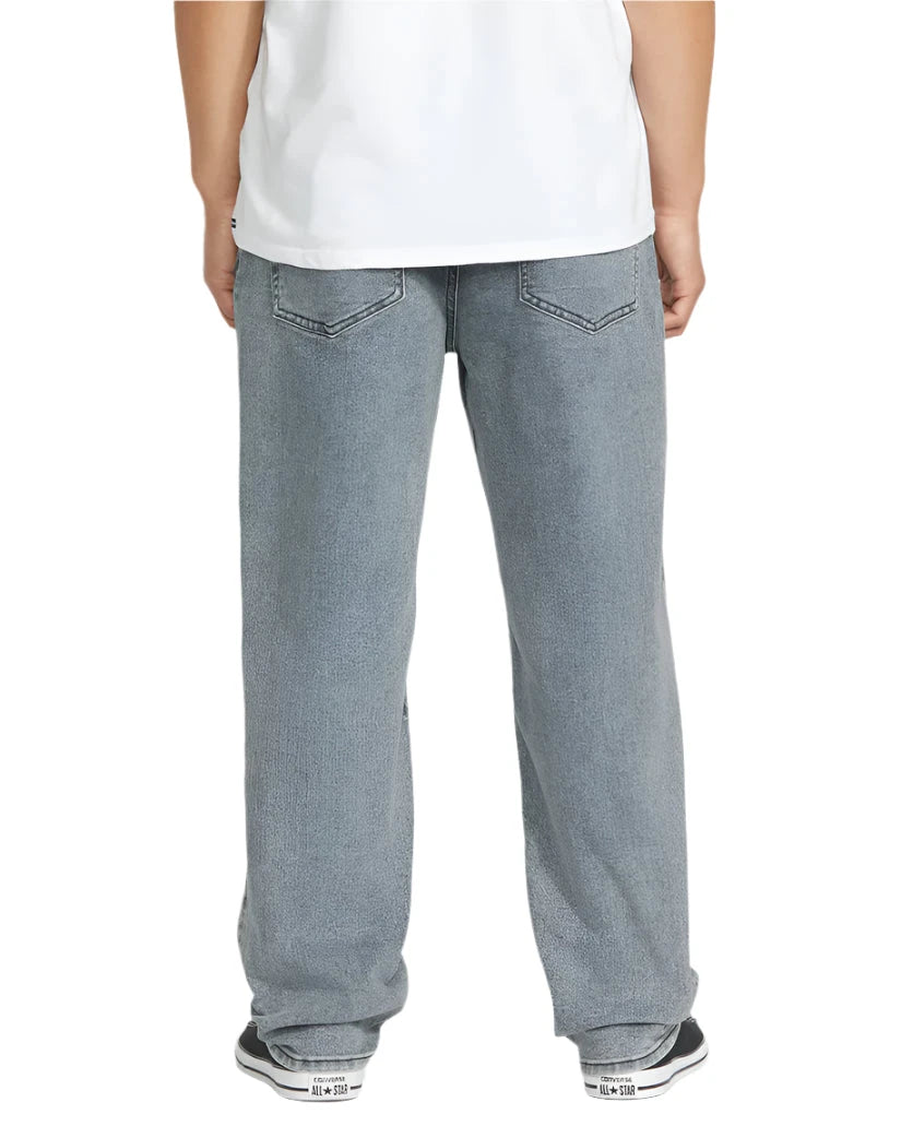 VOLCOM Modown Relaxed Fit Denim Ash Blue Men's Denim Volcom 