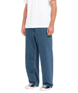 VOLCOM Billow Loose Fit Jeans Washed Blue Men's Denim Volcom 