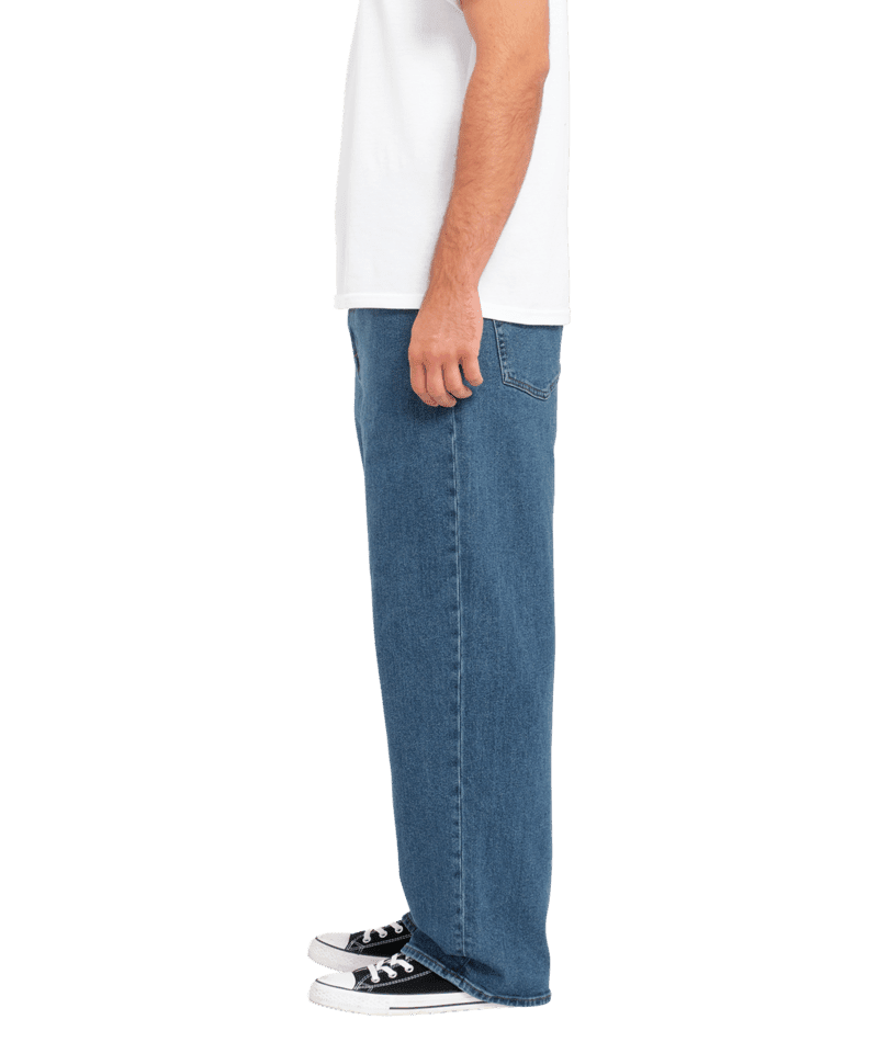 VOLCOM Billow Loose Fit Jeans Washed Blue Men's Denim Volcom 