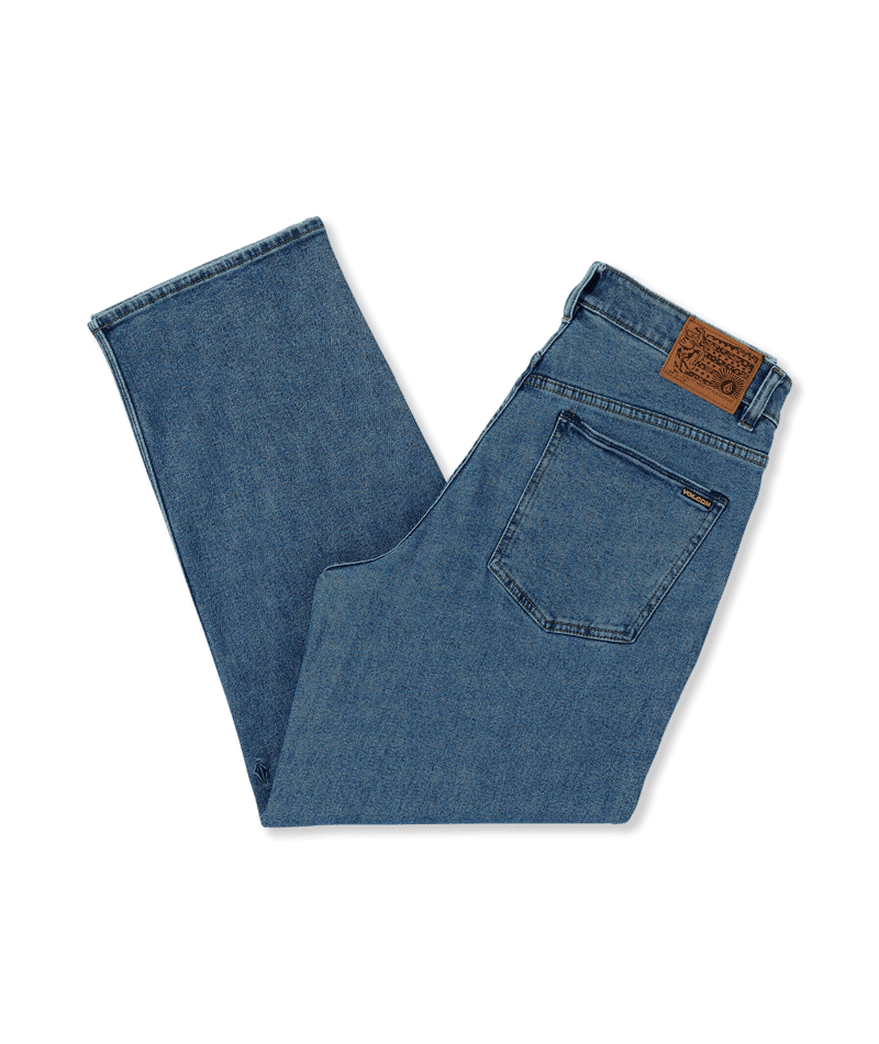 VOLCOM Billow Loose Fit Jeans Washed Blue Men's Denim Volcom 