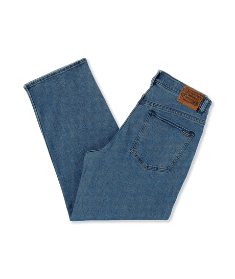 VOLCOM Billow Loose Fit Jeans Washed Blue Men's Denim Volcom 