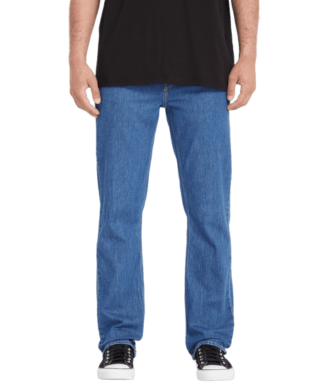 VOLCOM Solver Modern Fit Denim Bold Blue Men's Denim Volcom 