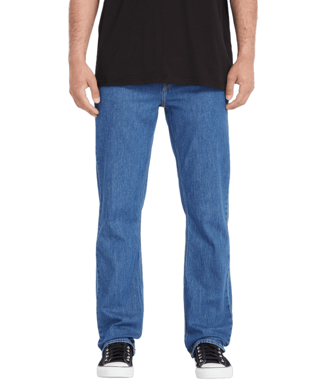 VOLCOM Solver Modern Fit Denim Bold Blue Men's Denim Volcom 