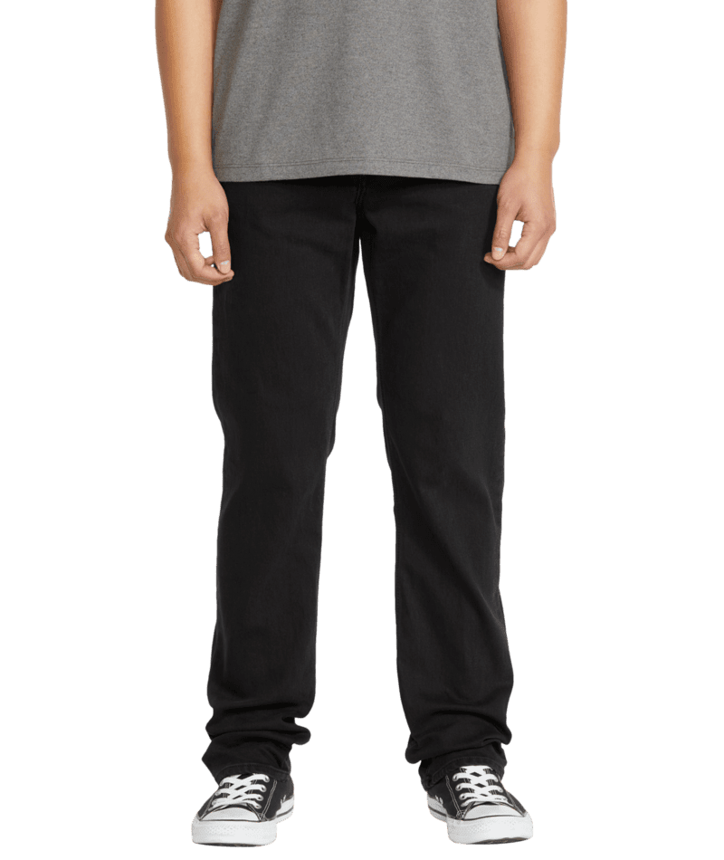 VOLCOM Solver Denim Pants Blackout Men's Denim Volcom 