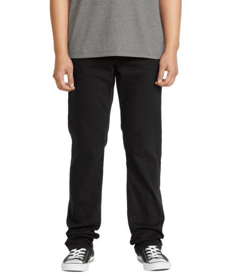 VOLCOM Solver Denim Pants Blackout Men's Denim Volcom 