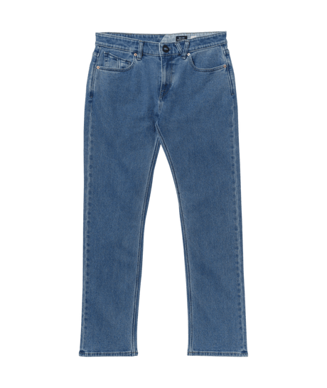 VOLCOM Solver Modern Fit Denim Deep River Blues Men's Denim Volcom 